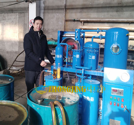 發(fā)電廠汽輪機透平油濾油機現場指導